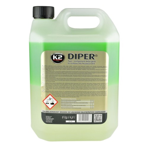 K2 DIPER 5kg dwuskładnikowy środek do mycia bezdotykowego