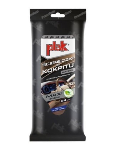 Atas plak ściereczka do kokpitu maxi mat  black trend 24 szt