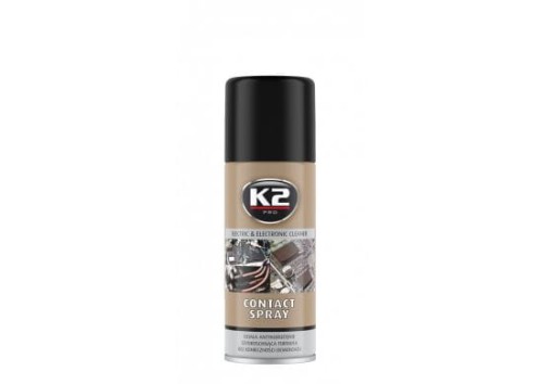 K2 KONTAKT SPRAY 400 ml czyści i odtłuszcza części elektryczne.
