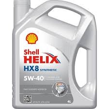 SHELL HELIX HX8 Synthetic  5W40 4L 