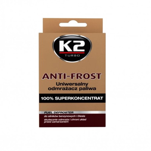 K2 ANTI-FROST 50ml uniwersalny odmrażacz paliwa