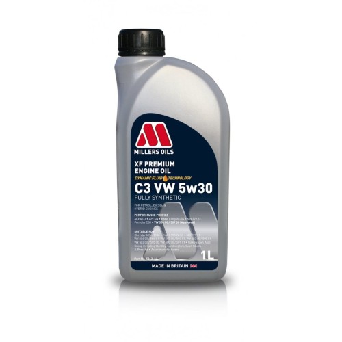 Millers Oils XF Premium C3 VW 5W30 1L VW 504.00/507.00