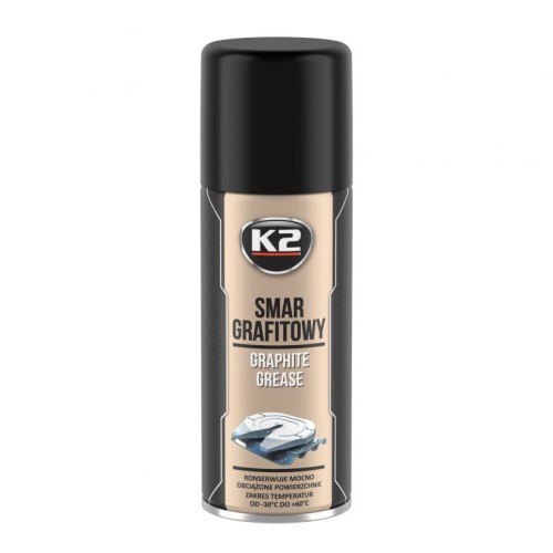 K2 SMAR GRAFITOWY 400 ml konserwuje mocne obciążone powierzchnie
