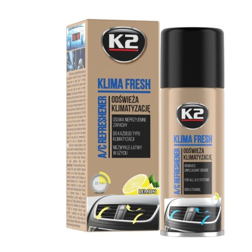 K2 Klima fresh 150 ml  do odświeżania klimatyzacji