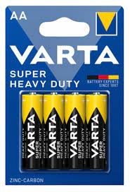 Baterie Varta Super Heavy Duty AA R6 4 sztuki