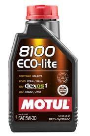 Motul 8100 Eco-lite 5W30 1L GM Dexos 1 Gen2
