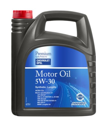 GM 5W30 FANFARO Opel dexos2 C3 DPF LL04 505.01 5L