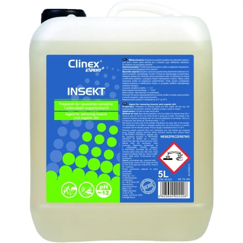 Clinex Expert+ Insekt  5L preparat do usuwania owadów i zabrudzeń organicznych