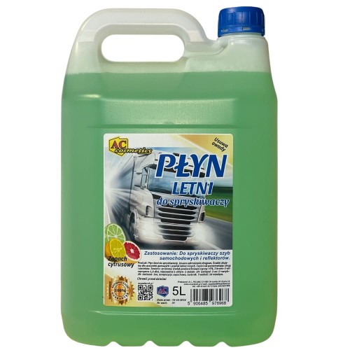 Płyn do spryskiwaczy AC letni, lato 5L