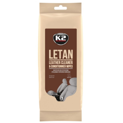 K2 Letan letan ściereczki do skóry 24szt 