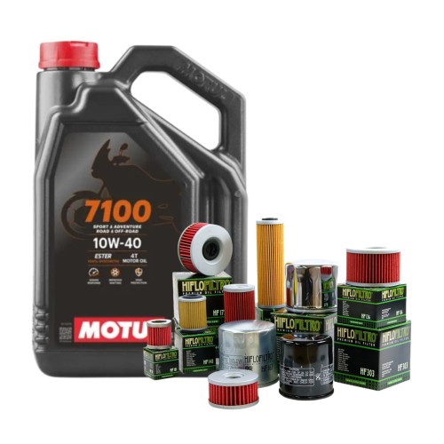 Motul 7100 10W40 4L +  filtr HIFLO gratis