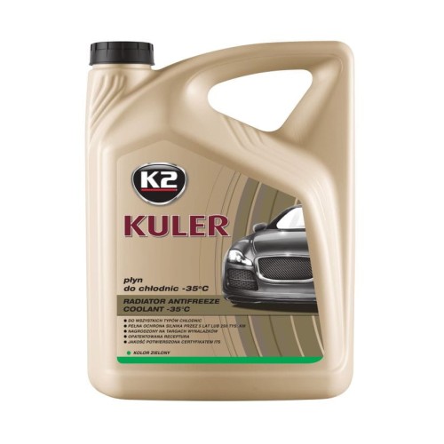  K2 Kuler płyn do chłodnic zielony 5L T205Z 
