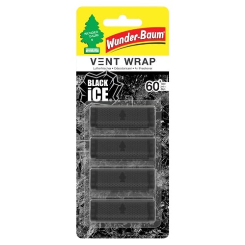 Wunder Baum zapach vent wrap black ice do kratki (4  szt .) / WUNDER BAUM