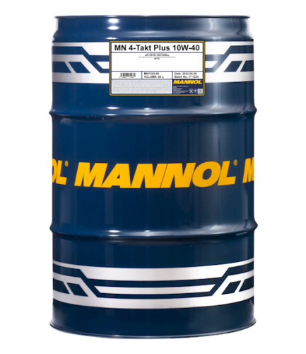 Mannol 7202  4 takt Plus 10W40 MA2 60L