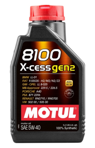 Motul 8100 X-Cess GEN2 5W40 1L