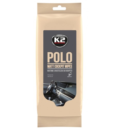 K2 Polo Matt chusteczki ściereczki kokpit  24SZT