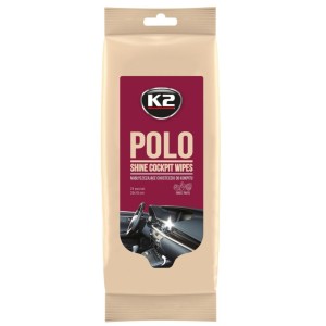  K2  Polo Shine  chusteczki ściereczki kokpit 24SZT 