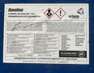 Texaco Havoline płyn chłodniczy ARTECO XLF -38 208L