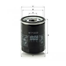 FILTR OLEJU W 713/29 MANN